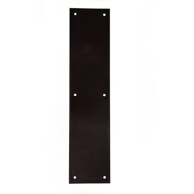Ives 820010B315 8200 3-1/2" x 15" Brass Push Plate Oil Rubbed Bronze