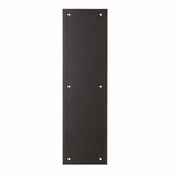 Ives 820010B416 8200B 4" x 16" Brass Push Plate with Mounting Screws Oil Rubbed Bronze