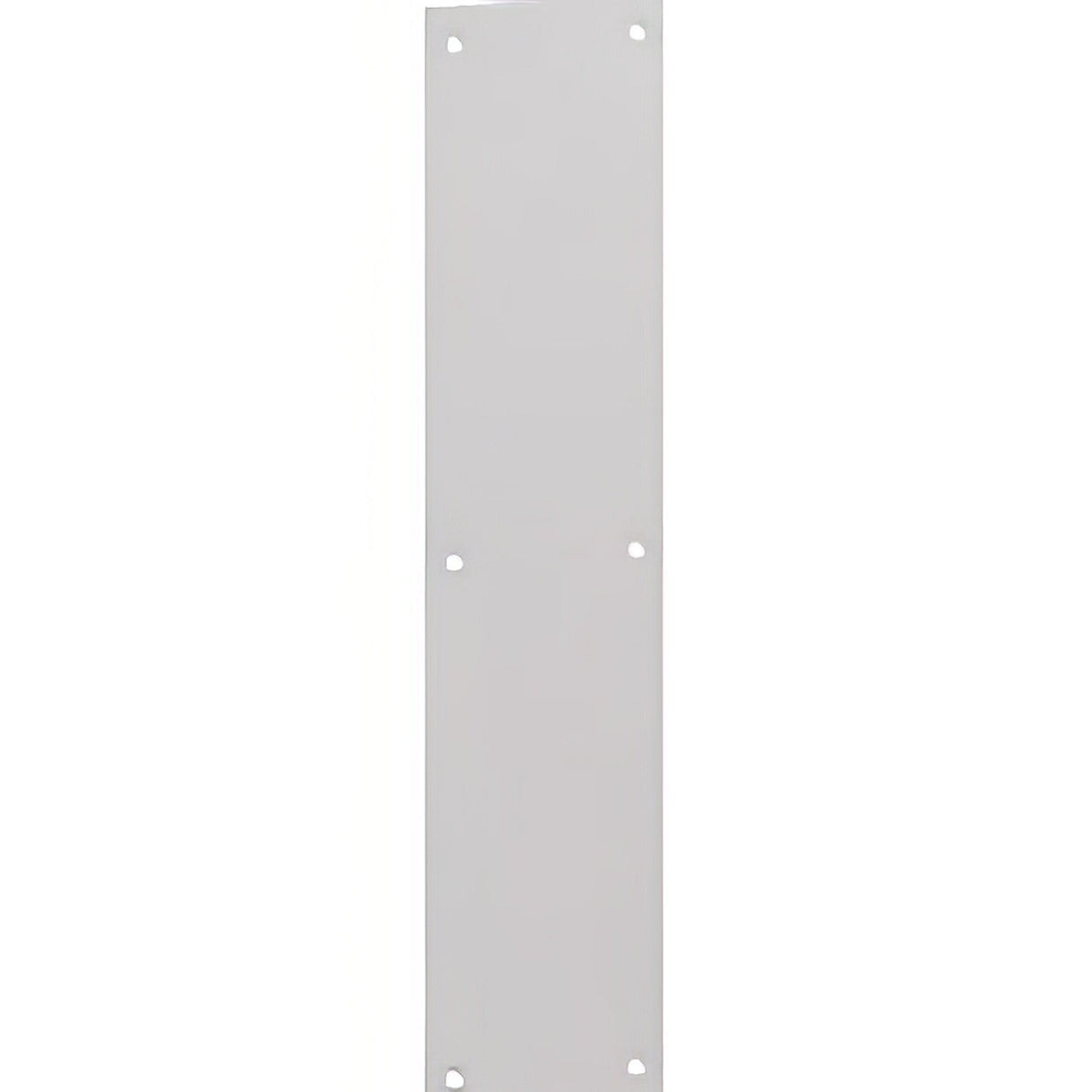 Ives 820015416 8200B 4" x 16" Brass Push Plate with Mounting Screws Satin Nickel