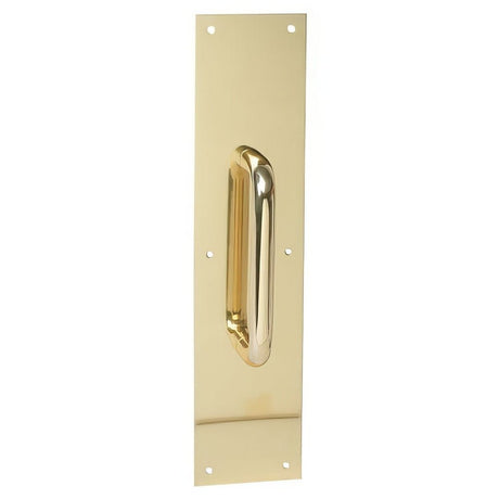 Ives 830283416 polished brass pull plate