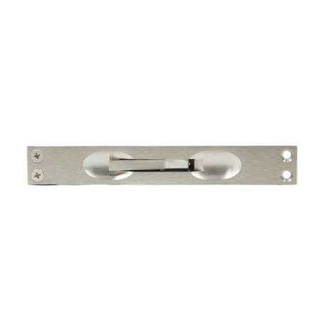 Ives FB35815 FB358 Manual UL Listed Flush Bolt for Wood Door 1" W x 6-3/4" 1 x 1-3/8" D Body Satin Nickel