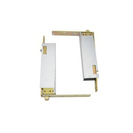 Ives FB41PWD3 FB41P Top and Bottom Pair Automatic UL Listed Flush Bolt for Wood Door 1" W x 8-1/2" L x 2" D Body Polished Brass