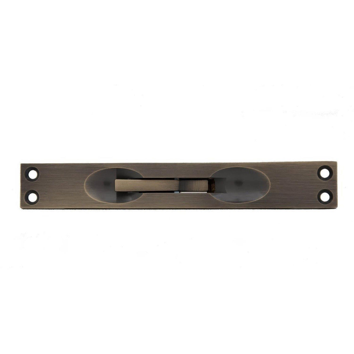 Ives FB4585 FB458 Manual Flush Bolt for Metal Fire Door 12" Rod and 3/4" Throw Antique Brass