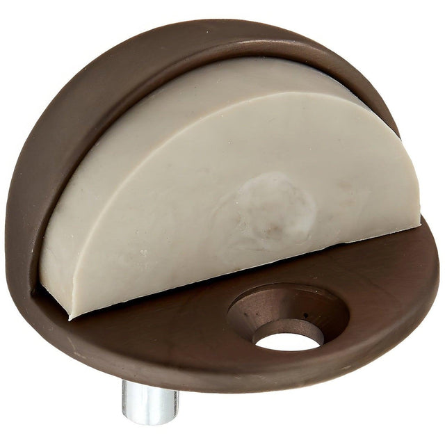 Ives FS1710B FS17 Cast Brass Floor Door Stop 1-11/32" Overall Height 1-3/4" Base Diameter 1/2" Base Height Oil Rubbed Bronze
