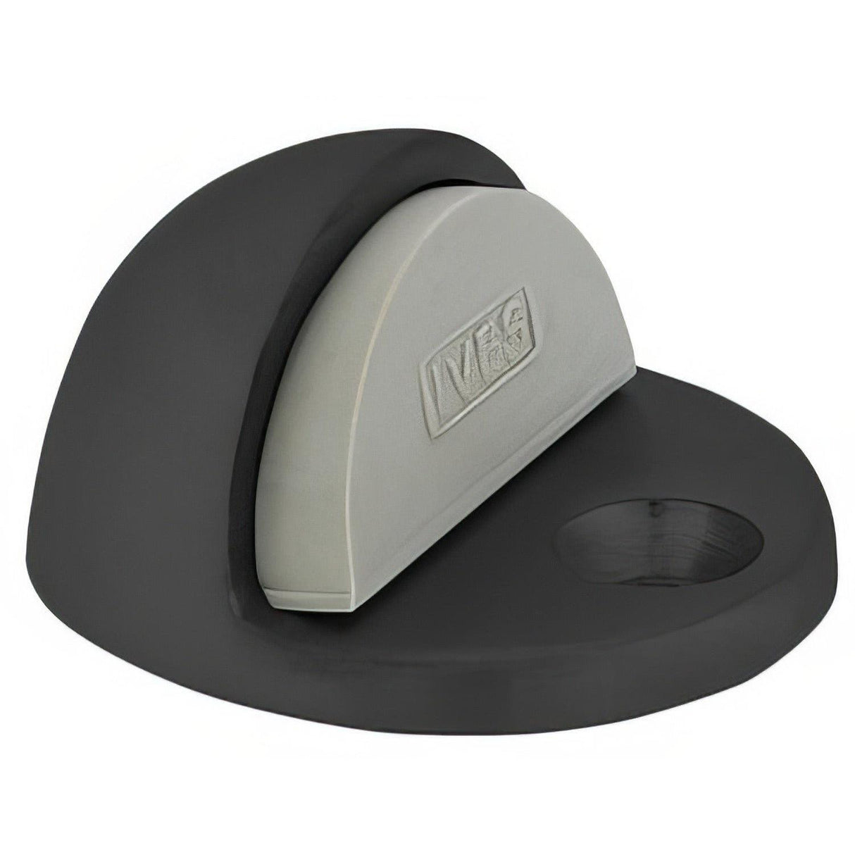Ives FS436BLK FS436 Solid Brass 1" Floor Dome Stop Black