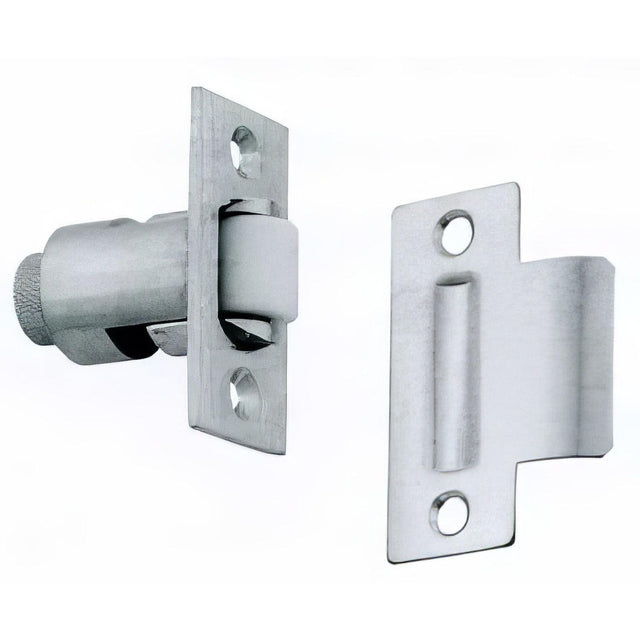 Ives RL32A26D Brass or Stainless Steel Roller Latch 1-1/8" W x 4-7/8" L ASA Strike Plate