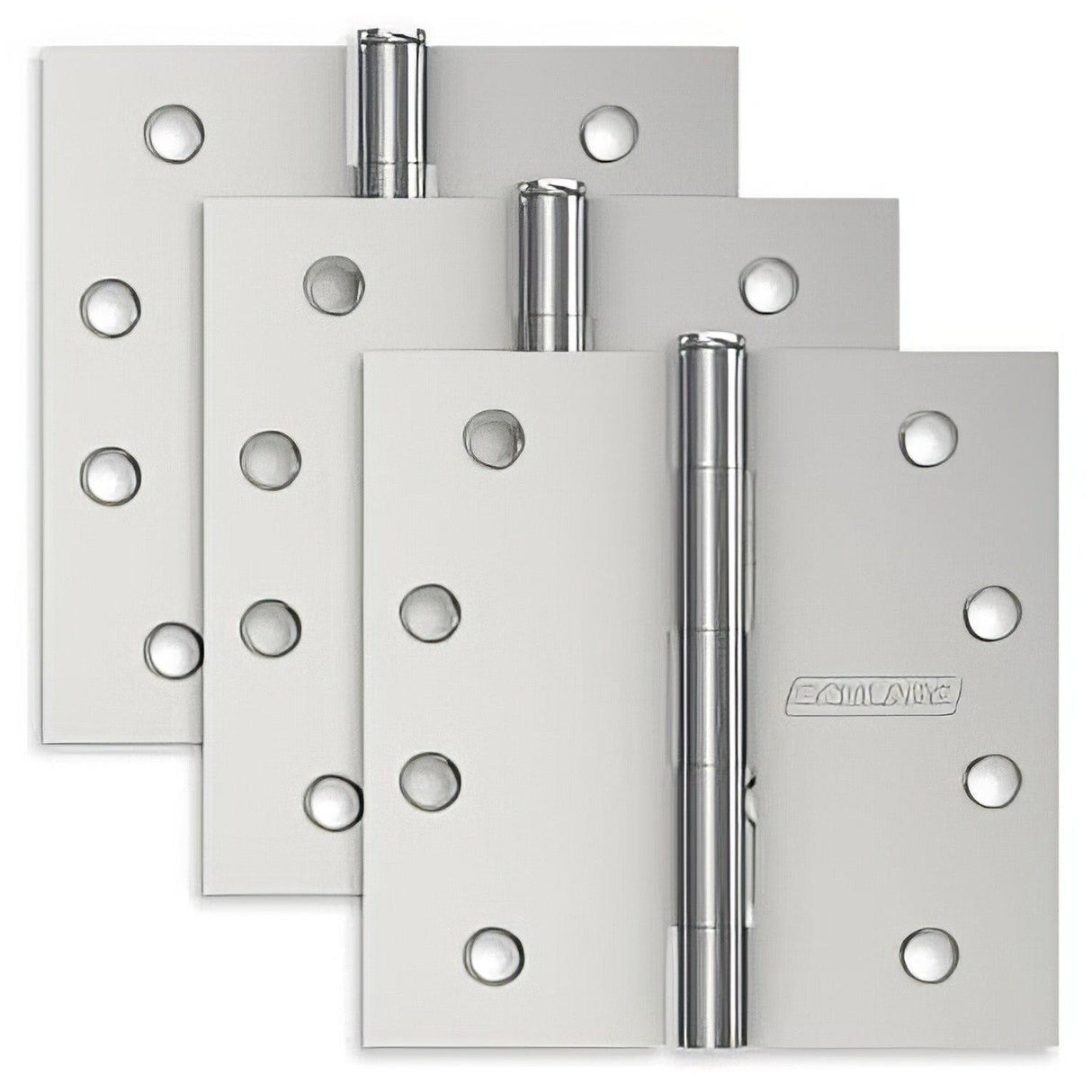 Ives S3P1020FRP619 S3P1020FRP 4" x 4" Square Corner Plain Bearing Mortise Hinges Satin Nickel