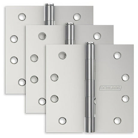 Ives S3P1020FRP619 S3P1020FRP 4" x 4" Square Corner Plain Bearing Mortise Hinges Satin Nickel