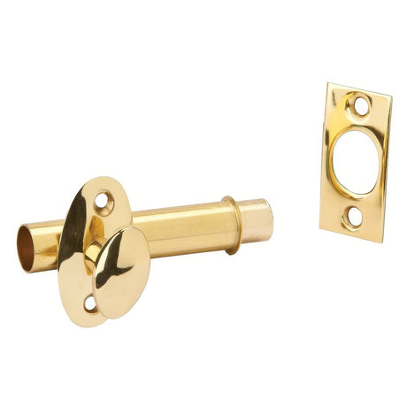 Ives S48B3 polished brass mortise door bolt