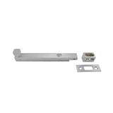 Ives SB1630B26D SB1630-B Heavy Duty Steel Flat Bottom Strike Surface Bolt 8" L Body 1" Throw Satin Chrome