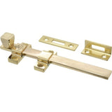 Ives SB45338TB SB453-8 Heavy Duty 8" UL Listed Surface Bolt Polished Brass