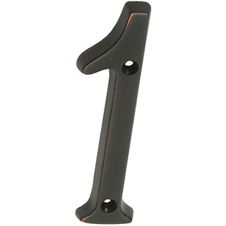 Ives SC23016716 SC2301 Carded Classic Solid Brass House Number 1 Aged Bronze