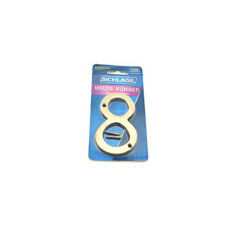 Ives SC23086619 satin nickel house number