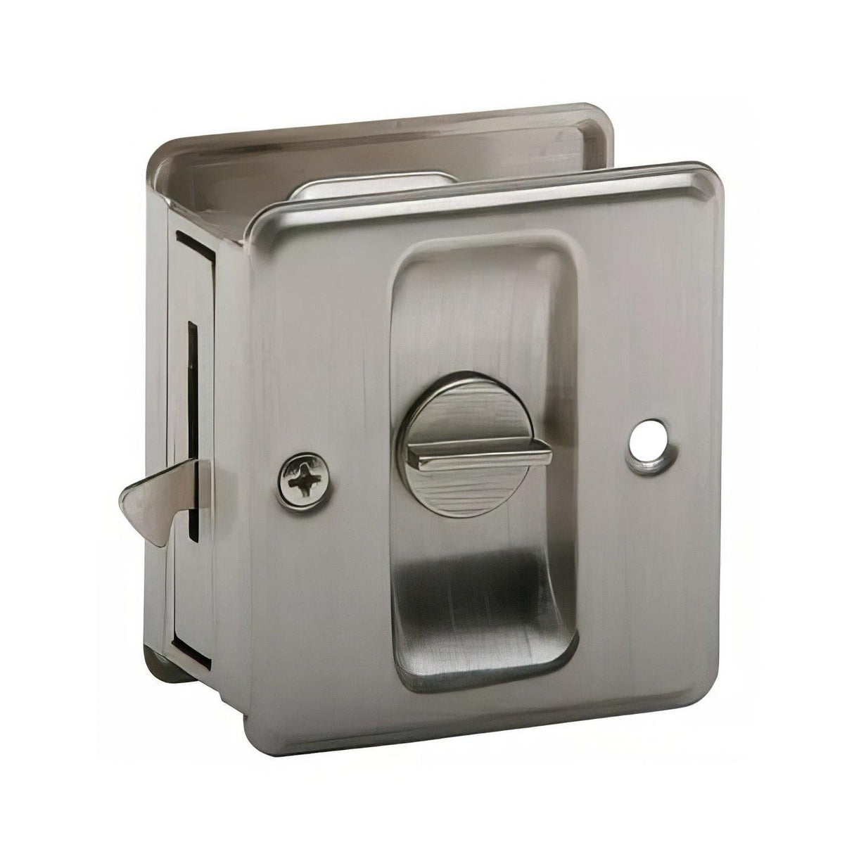 Ives SC991B619 SC991B6 Privacy Sliding Solid Brass Door Lock Satin Nickel