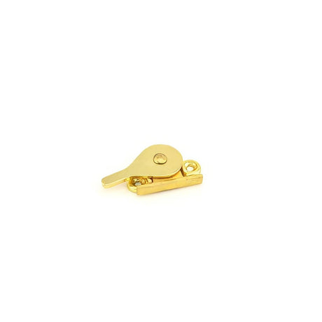 Ives SP90A3 Aluminum Slide Window Lock 1-3/4" x 1-1/8" Polished Brass