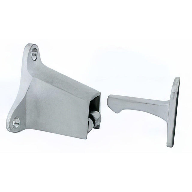 Ives WS4028 WS40 Cast Brass Automatic Wall Door Holder 3-1/2" Engaged Projection Aluminum