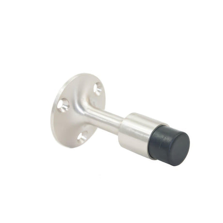 Ives WS44715 WS447 Brass or Aluminum Wall Door Stop with Drywall Mounting Holes 3-11/16" Projection Satin Nickel