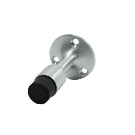 Ives WS44726D WS447 Brass or Aluminum Wall Door Stop with Drywall Mounting Holes 3-11/16" Projection Satin Chrome