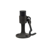 Ives WS44910B WS449 Cast Brass or Aluminum Wall Door stop with Manual Hold-Open Hook 5-3/4" Projection Using Wood Screws Oil Rubbed Bronze