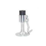 Ives WS44926D WS449 Cast Brass or Aluminum Wall Door stop with Manual Hold-Open Hook 5-3/4" Projection Using Wood Screws Satin Chrome