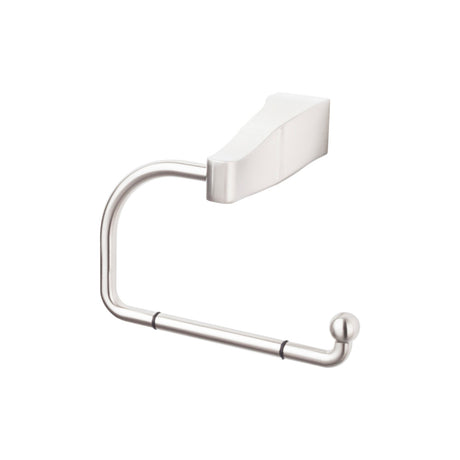 Top Knobs AQ4BSN Aqua Wall Mounted Toilet Paper Holder Brushed Satin Nickel