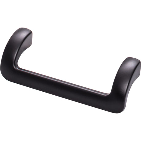 Top Knobs TK950BLK Kentfield 3 3/4" Center to Center Drop Handle Flat Black