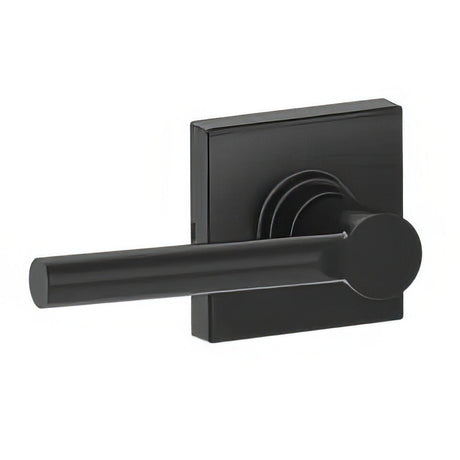Dexter by Schlage J10BRW622COL matte black passage door lever