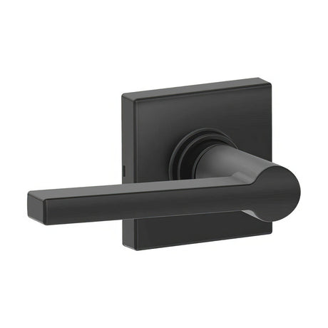 Dexter by Schlage J10SOL622COL matte black passage door lever