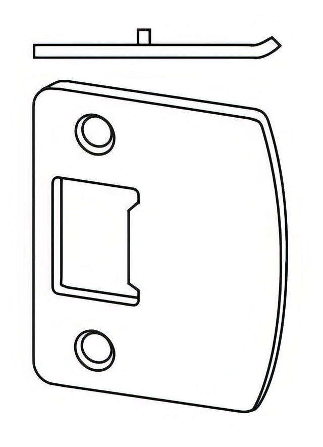 Dexter by Schlage J250009716 aged bronze strike plate