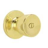 Dexter by Schlage J40BYR605 polished brass privacy door knob