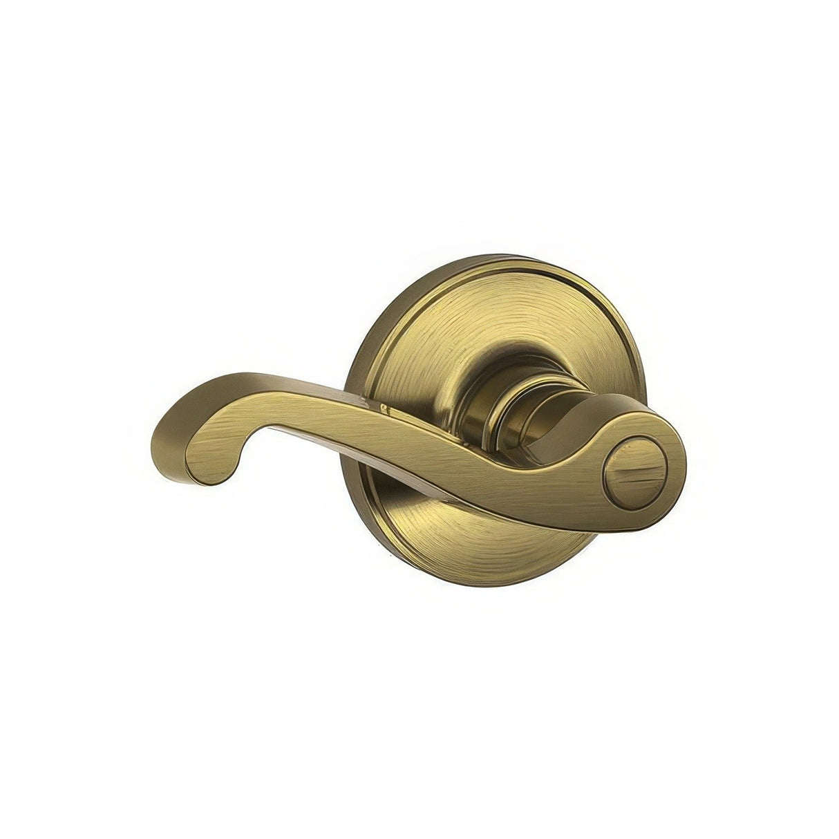 Dexter by Schlage J40LAS609 antique brass privacy door lever