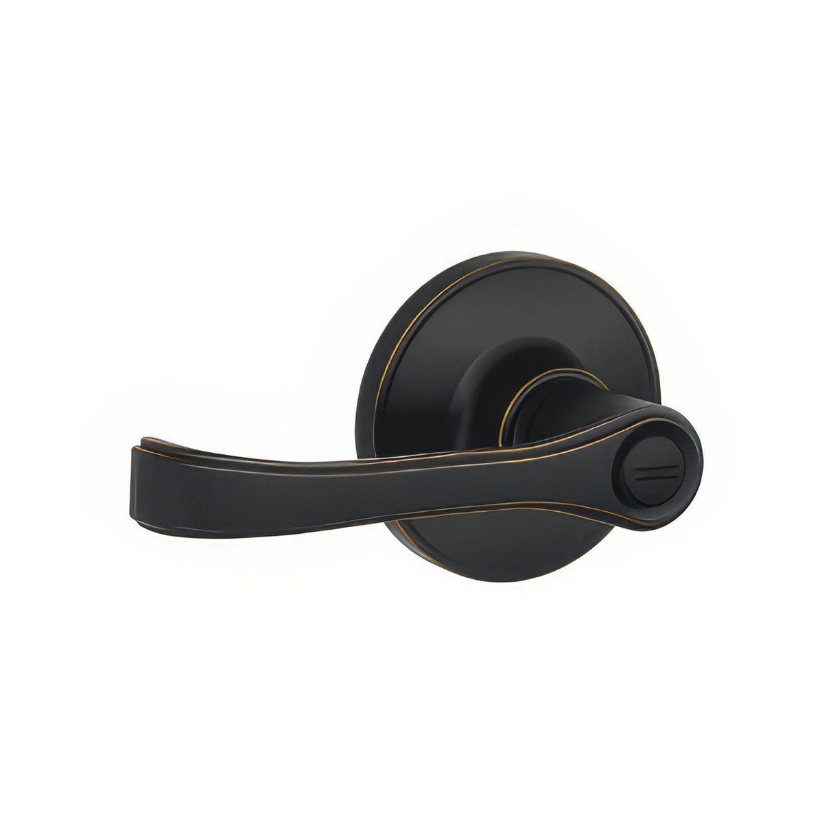 Dexter by Schlage J40PTOR716 aged bronze privacy door lever