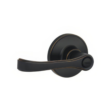 Dexter by Schlage J40PTOR716 aged bronze privacy door lever