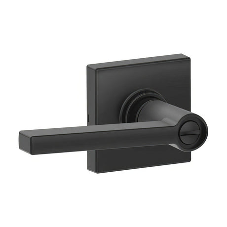 Dexter by Schlage J40SOL622COL matte black privacy door lever