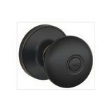 Schlage J40STR716 Stratus privacy door knob, additional view