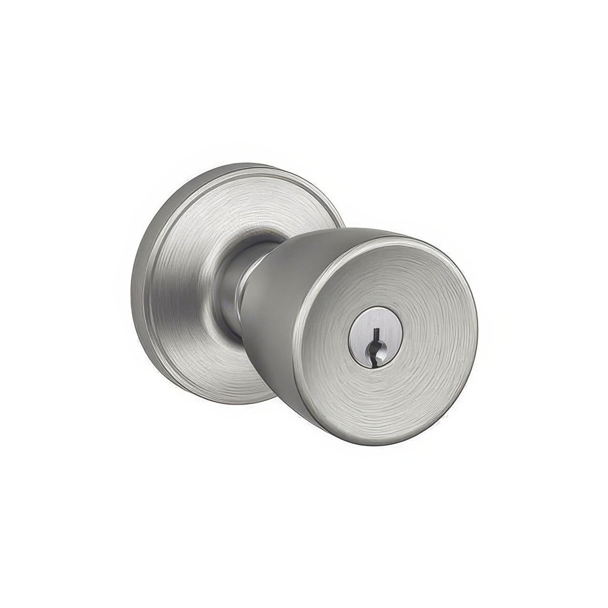 Dexter by Schlage J54BYR630 satin stainless steel keyed entry door knob