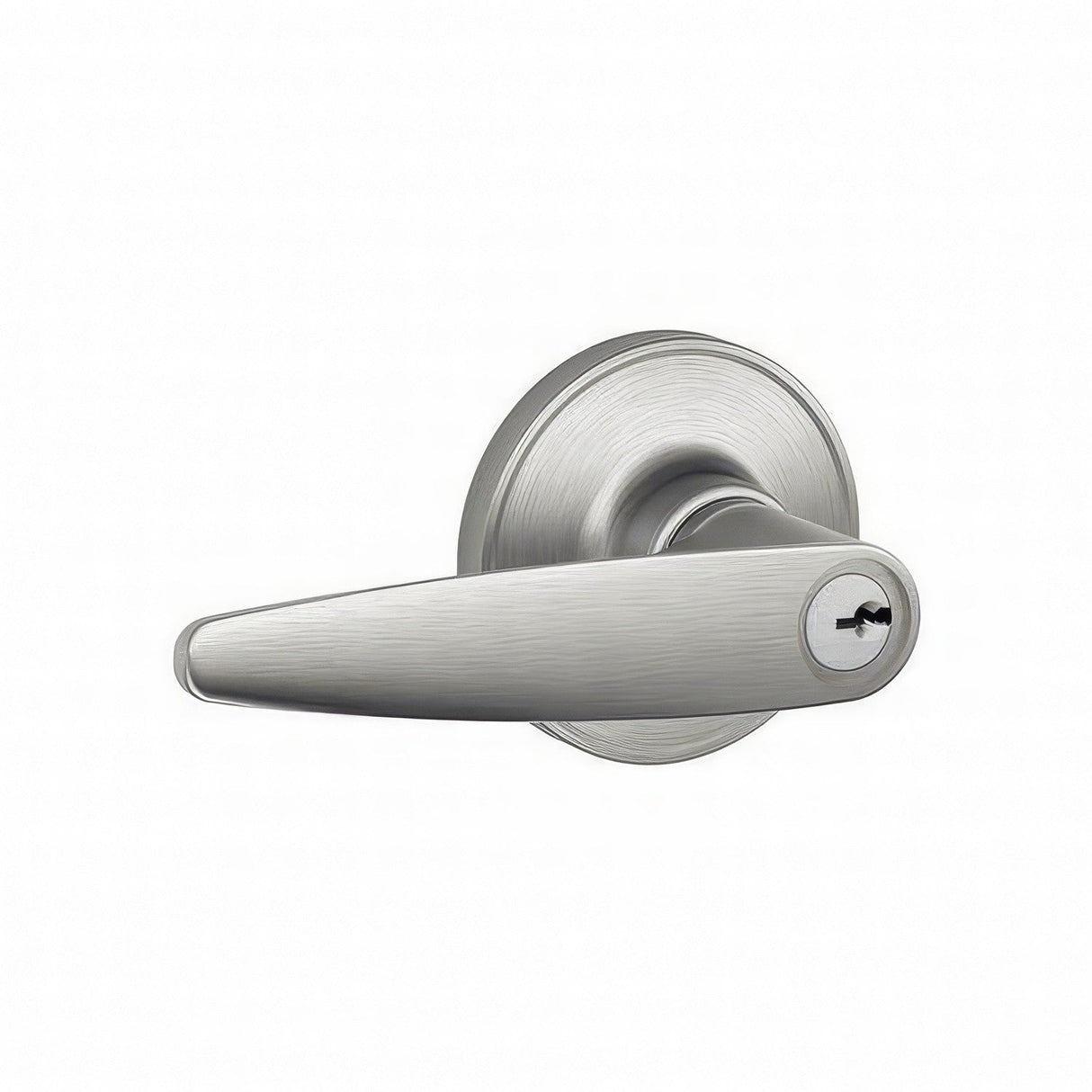 Dexter by Schlage J54DOV619 satin nickel keyed entry door lever