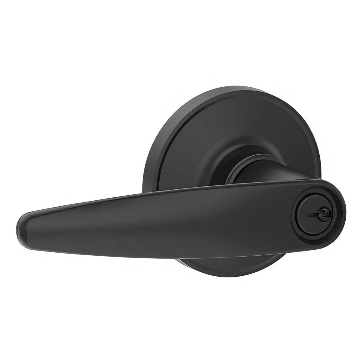 Dexter by Schlage J54DOV622 black keyed entry door lever