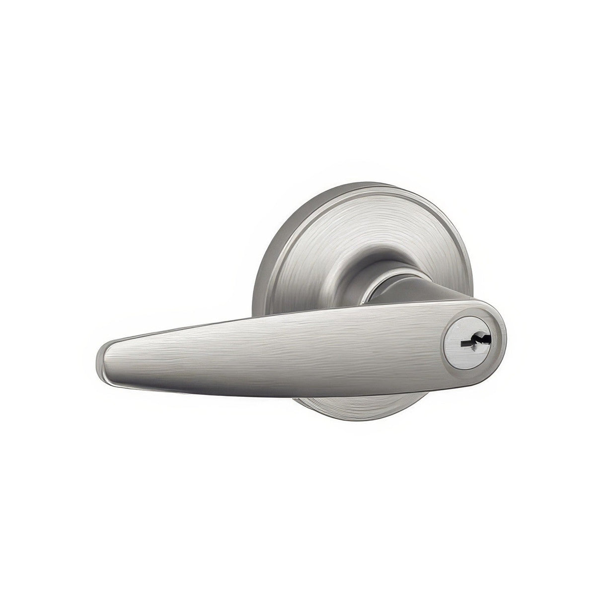 Dexter by Schlage J54DOV630 satin stainless steel keyed entry door lever