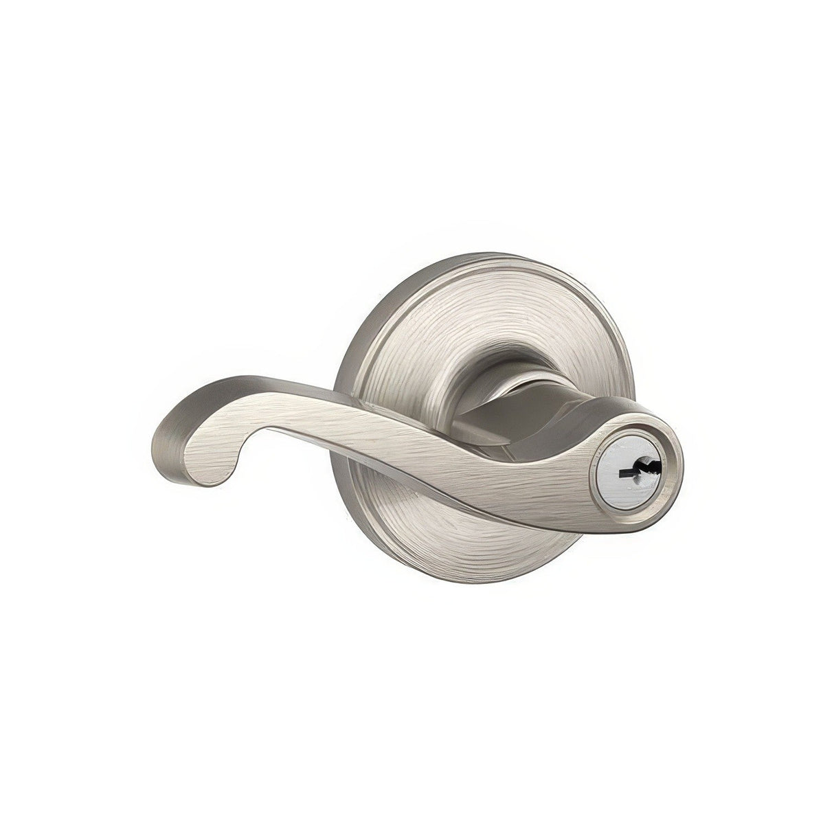 Dexter by Schlage J54LAS619 satin nickel keyed entry door lever