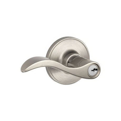 Dexter by Schlage J54SEV619 satin nickel keyed entry door lever