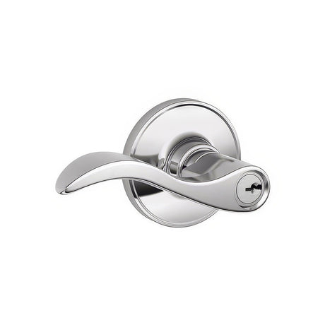 Dexter by Schlage J54SEV625 bright chrome keyed entry door lever