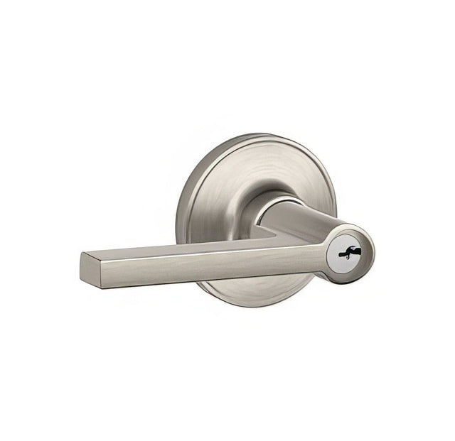 Schlage J54SOL619 Solstice keyed entry keyed entry door lever, additional view