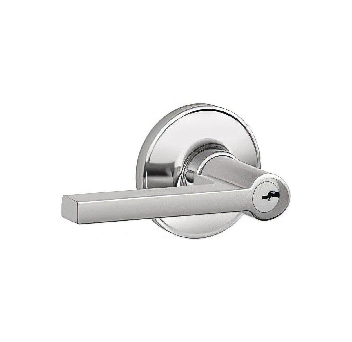 Dexter by Schlage J54SOL626 satin chrome keyed entry door lever