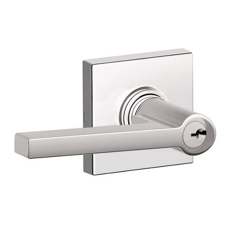 Dexter by Schlage J54SOL625COL bright chrome keyed entry door lever