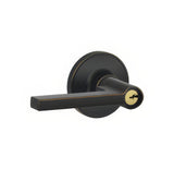 Dexter by Schlage J54SOL625 bright chrome keyed entry door lever