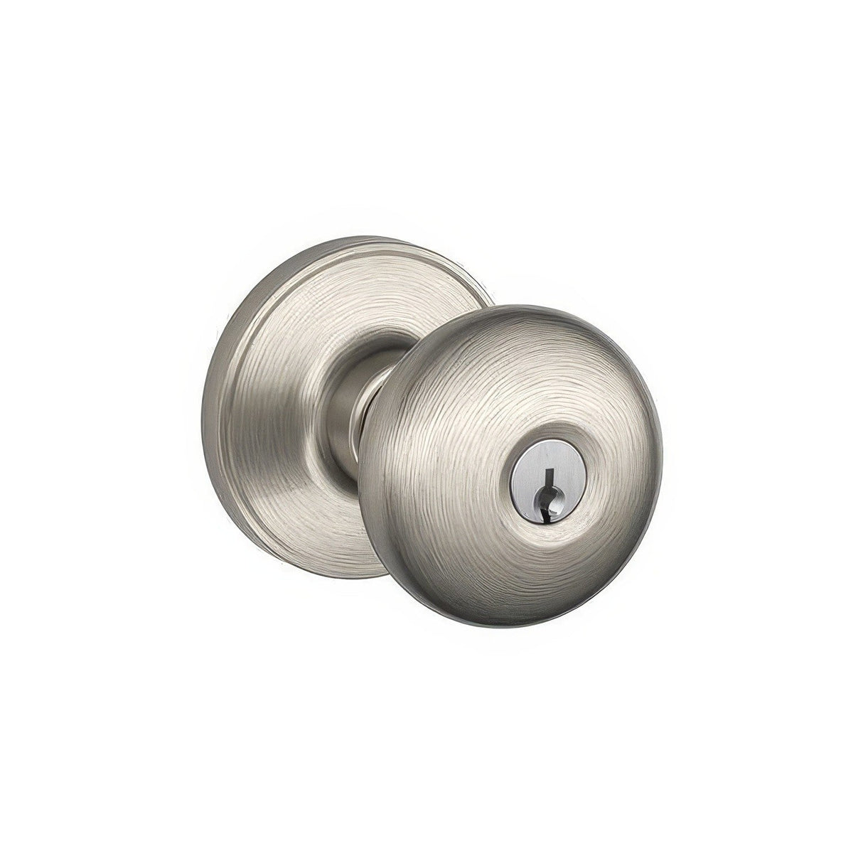 Dexter by Schlage J54STR619 satin nickel keyed entry door knob