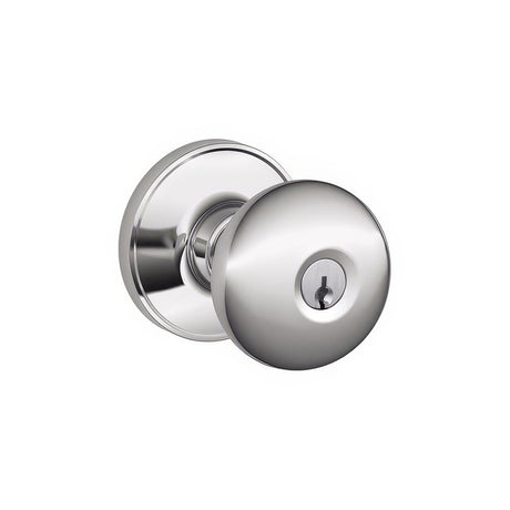 Dexter by Schlage J54STR625 bright chrome keyed entry door knob