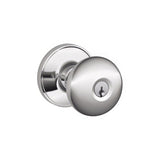 Dexter by Schlage J54STR625 bright chrome keyed entry door knob