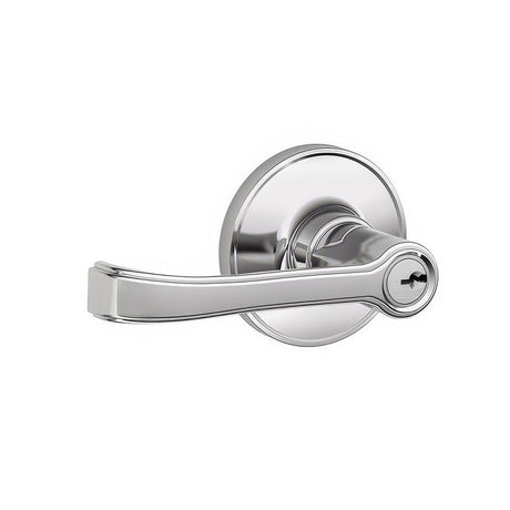 Dexter by Schlage J54TOR625 polished chrome keyed entry door lever